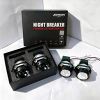 Kit de mise à niveau de phares LED pour voitures avec lentille de projecteur LED de 3 pouces, projecteur bi-LED, faisceau haut et bas super lumineux