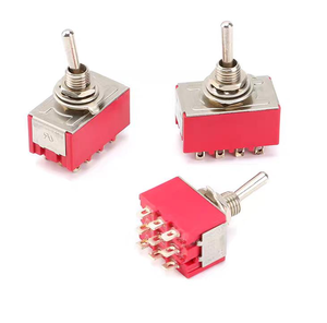 สวิตช์โยก KN4A-302 แบบ 3 ขั้ว 2 ทาง 9 ขา 2 ตำแหน่ง ติดตั้งบนแผง - Product Image 4