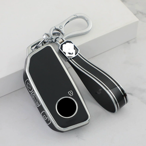 Funda Protectora para <span class=keywords><strong>Llave</strong></span> de Auto YHC Premium de TPU Suave Estilo Ejecutivo con 4 Botones para <span class=keywords><strong>BMW</strong></span> <span class=keywords><strong>Serie</strong></span> 740i/760i/X1/X5/X6/X7/XM/IX/IX3/I5/I7 - Product Image 4