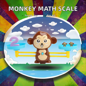 ตาชั่งลิงดิจิตอลแบบตัวเลขของเล่นเพื่อการศึกษาปฐมวัยความสมดุลของสัตว์พลาสติกสำหรับเด็กผู้ชายเด็กผู้หญิง - Product Image 2
