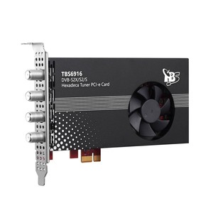 DVB-S2X/S2/S 16 Tuner PCIe thẻ kỹ thuật số thu truyền hình vệ tinh IPTV streaming thẻ miễn phí DVB-S2 PCIe thẻ tbs6916 cho ottsystem - Product Image 1