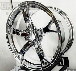 GRAYFOX Jantes en alliage forgé chromé personnalisées 17 18 19 20 pouces 5x120 5x114.3 pour Nismo V1 G35 G37 <span class=keywords><strong>370z</strong></span> Infiniti Q50 G35 Q60 - Product Image 3