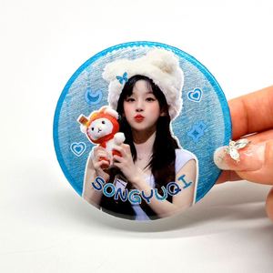 Badge Bouton Métallique Personnalisable 25mm 3D en Étain pour Artisanat de Mode, Accessoire de Décoration Vestimentaire Élégant - Product Image 3