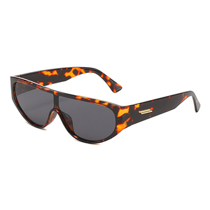 Venta caliente <span class=keywords><strong>Retro</strong></span> Punk Style UV400 Gafas de Sol de alta calidad de una pieza Deportes al aire libre Gafas para hombres Mujeres Azul Blanco Oro PC - Product Image 3