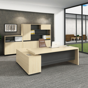 Escritorio ejecutivo de negocios de lujo, Mesa Ejecutiva de oficina con forma de L - Product Image 3