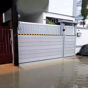 Barrière <span class=keywords><strong>anti</strong></span>-<span class=keywords><strong>inondation</strong></span> portable en aluminium <span class=keywords><strong>de</strong></span> 20 cm avec éléments en acier inoxydable pour <span class=keywords><strong>porte</strong></span> <span class=keywords><strong>de</strong></span> garage, barrage rapide, barrière contre l'eau - Product Image 1