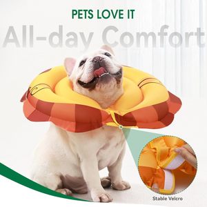 Fabrika özelleştirilmiş şişme koni köpek kedi yumuşak Pet kurtarma koruyucu köpek tasması UFO koruyucu Pet boyunluk olur - Product Image 4