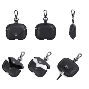 Étui en cuir de haute qualité au design rétro durable pour écouteurs pour <span class=keywords><strong>iPhone</strong></span>, étui pour écouteurs sans fil de haute qualité - Product Image 3