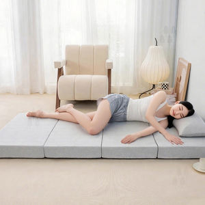 4インチ厚のポータブル折りたたみ式メモリーフォームマットレス、キャリングナップバッグ、キャンプ、スポーツ、おもちゃ、子供用プレイマット - Product Image 3