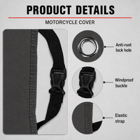 Housse de voiture universelle Kaxinfeng en polyester imperméable avec protection contre les UV et les rayures, protection contre la poussière et le vent