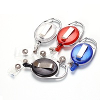 Nouveaux produits : Porte-badge rétractable transparent avec mousqueton et clip dorsal, porte-badge infirmière Yoyo, porte-clés rétractable