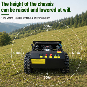 Robot tondeuse sans fil de haute qualité, autopropulsé, zéro-turn, avec fonction de déneigement et <span class=keywords><strong>pelle</strong></span>, télécommandé, pour usage industriel et bricolage - Product Image 4