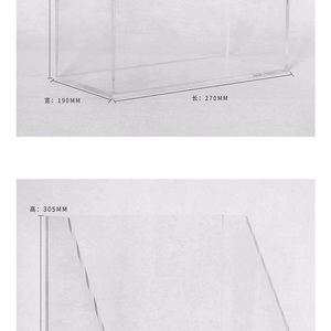 פשוט creative שקוף אקריליק ספר אחסון תיבת מדף ספרים - Product Image 4