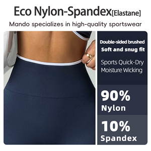 <span class=keywords><strong>Ensemble</strong></span> de soutien-gorge de <span class=keywords><strong>sport</strong></span> et leggings à col en V profond contrasté pas cher <span class=keywords><strong>Ensemble</strong></span> de <span class=keywords><strong>sport</strong></span> sans couture pour femmes <span class=keywords><strong>Ensemble</strong></span> de fitness pour l'entraînement - Product Image 5