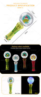 Baguette Magique Lumineuse Portable Mini LED Père Noël ABS, Jouet Flottant de Noël pour Enfants, Décorations et Cadeaux de Noël