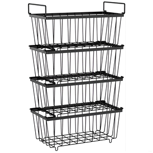 Panier de <span class=keywords><strong>rangement</strong></span> en métal moderne rectangulaire en maille de fer forgé <span class=keywords><strong>pour</strong></span> congélateur, paniers de <span class=keywords><strong>rangement</strong></span> en métal <span class=keywords><strong>pour</strong></span> la maison et la cuisine - Product Image 1