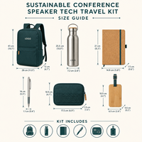 Maßgeschneidertes Nachhaltiges Konferenz-Sprecher-Tech-Reise-Geschenkset Firmen-Event-Werbepaket mit Logo-Verpackung für Großeinkäufe