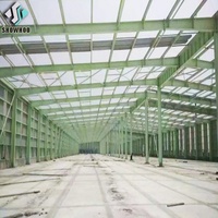 Bâtiment préfabriqué en acier pour entrepôt industriel, atelier de stockage, construction de hangar métallique préfabriqué à faible coût et facile à assembler