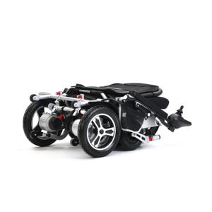 Silla de ruedas eléctrica plegable fácil de conducir, silla de ruedas eléctrica inteligente de aluminio, plegable y ligera - Product Image 1