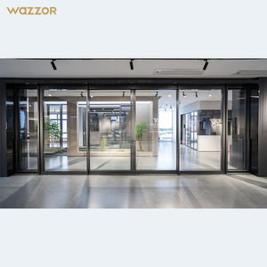 Wazzor Primera Clase Calidad Apartamento Moderno Espejo Deslizante Puerta Vidrio - Product Image 6