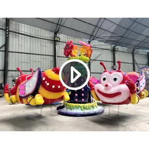 Amusement Park Bee Theme Game Machine Mini Kids Swing Bee Rides For Shopping Mall Center Children Playground