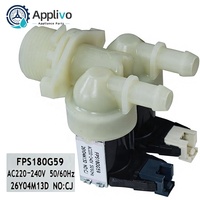 Válvula Solenoide Doble de Entrada de Agua para Lavadora FPS180G59, Compatible con Jinling Candy Hoover 220-240V 50/60Hz, Reemplazo de 2 Vías