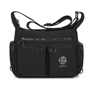 Bolso Bandolera Casual de Nailon con Dos Correas, Múltiples Bolsillos, Gran Capacidad, Correa Ajustable, Bolsos de Hombro para Mujer - Product Image 4