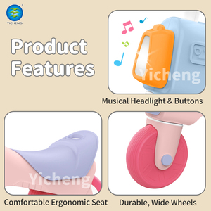 Porteur Électrique Évolutif pour Bébé avec Lumières et Musique, en Plastique Sans BPA, Sans Pédales, Jouet à Glisser pour <span class=keywords><strong>18</strong></span> <span class=keywords><strong>Mois</strong></span> et Plus, Certifié EN71 CE - Product Image 3