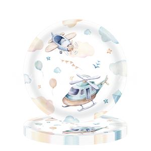 <span class=keywords><strong>Serviettes</strong></span> en <span class=keywords><strong>papier</strong></span> à motif d'hélicoptère de dessin animé aquarelle pour fête de Noël pour enfants, impression sérigraphique 3 couleurs, décoration de haute qualité - Product Image 4