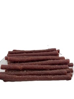Vente en gros de collations pour animaux de compagnie de filet de boeuf et de goberge personnalisées de haute qualité pour le camping à un prix approprié Design amusant