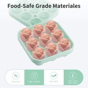 Moule à glaçons sphériques en silicone, nouvelle mode, écologique et durable, avec couvercle et bac pour la fabrication de glaces - Product Image 5