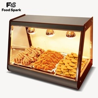 Vitrine chauffante KFC de 1 à 1,5 mètre pour poulet frit