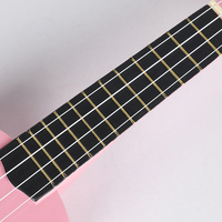 Ukulele Soprano Konser 21 Inch 4 Senar Nilon Leher Maple Hawaii Warna Opsional MOQ 1pc Grosir Alat Musik