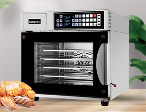 Four à convection combi vapeur 60 litres demi-taille four comptoir grille-pain à 5 niveaux four électrique avec plateaux grilles clip 220V - Product Image 4