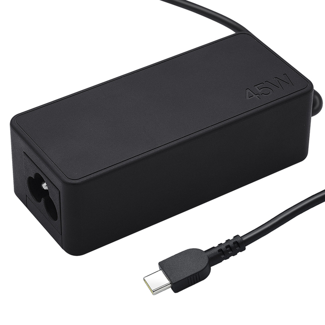 Hot Sale 20V 2.25A 45W Slim Laptop AC Adapter Charger Power Supply with PD USB C Charging Adapter for Lenovo