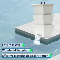Système de filtration multicouche Bakki pour bassin à carpes koï, filtre à goutte-à-goutte 3000 GPH, filtration biologique haute capacité