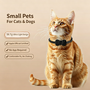 Localizador Inteligente Mini para <span class=keywords><strong>Mascotas</strong></span> al por Mayor, Collar de Rastreo Reflectante y Ligero, Funciona con Rastreador de Posicionamiento Global con IOS y Android - Product Image 2