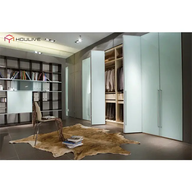 Risparmio di spazio moderno mobili per la casa in legno pieghevole porta guardaroba