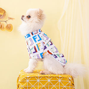 Ropa para Mascotas Hecha de Material de Seda de Hielo, Cómoda y Transpirable, Atuendo para Perros, Estilo Oso de Peluche, con Estampado de Letras - Product Image 3