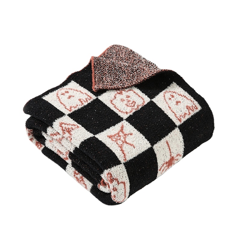 Праздничное одеяло популярного дизайна в современном стиле, модное вязаное одеяло, роскошное, готовое к отправке