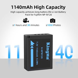 Kingma เปลี่ยนแบตเตอรี่ลิเธียมไอออน1140มิลลิแอมป์ต่อชั่วโมงสำหรับกล้อง X-E3 <span class=keywords><strong>XT</strong></span>-30 X-S10 <span class=keywords><strong>XT</strong></span>-3 - Product Image 3