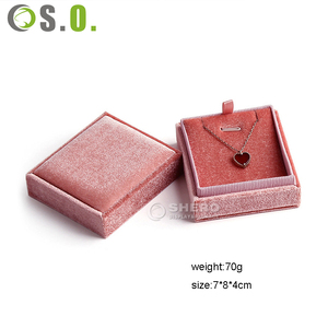 Caja de Almacenamiento de Joyas de Terciopelo Premium con Forro Suave, Colección de Joyas, Soporte Personalizado para Marcas de Joyería al por Mayor y Minoristas de Lujo - Product Image 2