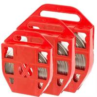 Bande de cerclage en acier inoxydable S201, épaisseur 0,5 mm 0,7 mm, largeur 12 mm 19 mm, rouleau de 30 m 50 m pour l'installation de câbles à fibres optiques