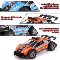 Voiture de sport RC 4 canaux 1:24, véhicule de course télécommandé 27 MHz pour enfants de 6 ans et plus, modèle de voiture de simulation tout-terrain