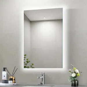 Large led backlit salon mirror oversize dressing mirror beauty barber led mirror