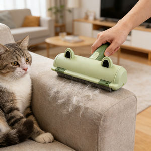 Spazzola per toelettatura per animali domestici di qualità ed efficiente rimozione pelucchi per animali domestici prodotti per la pulizia e la toelettatura spazzole a rullo per peli di animali domestici - Product Image 6