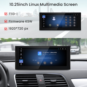 HFmidia 2026 ระบบลินุกซ์ใหม่ 10.25 นิ้ว หน้าจอ 12.3 นิ้ว สำหรับ Audi Q3 ปี 2013-2018 เครื่องเล่นวิดีโอในรถยนต์ CarPlay อัตโนมัติ - Product Image 5