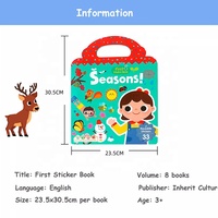 Livre d'autocollants décoratifs DIY pour enfants, personnalisé, pour l'éducation préscolaire, pour les enfants actifs et silencieux