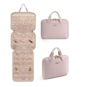 Estuche Organizador de Joyas de Viaje, Bolsa Enrollable para Joyas con Bolsillos, Bolsa Enrollable de Gran Capacidad para Anillos - Product Image 2