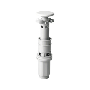 Precio de fábrica: Válvula de desagüe de lavabo de cerámica extraíble y fácil de limpiar con rebosadero para lavabos de cerámica - Product Image 2